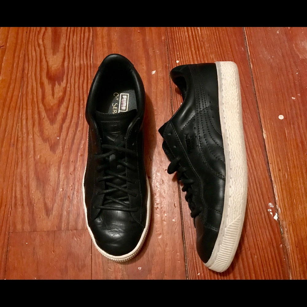 Puma Citi Series in Black leather